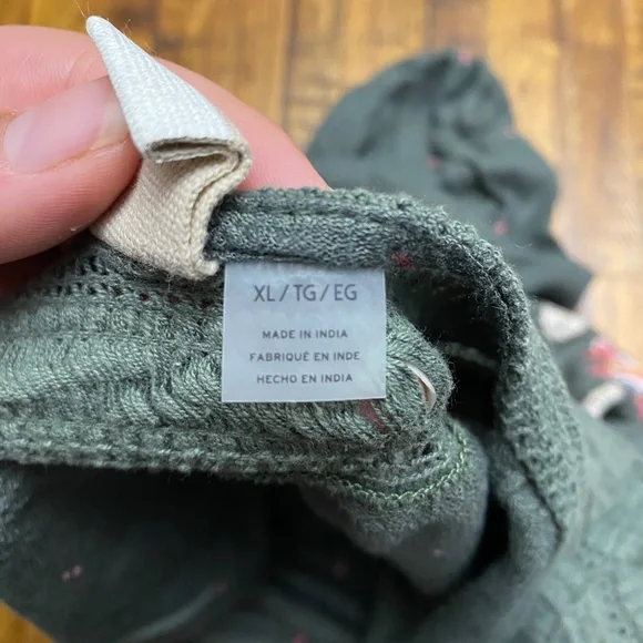 Roxy Green Long Sleeve Blouse - Picture 8 of 13